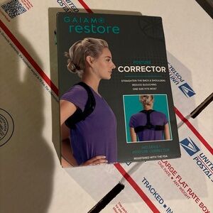 GAIAM Posture Corrector with Black